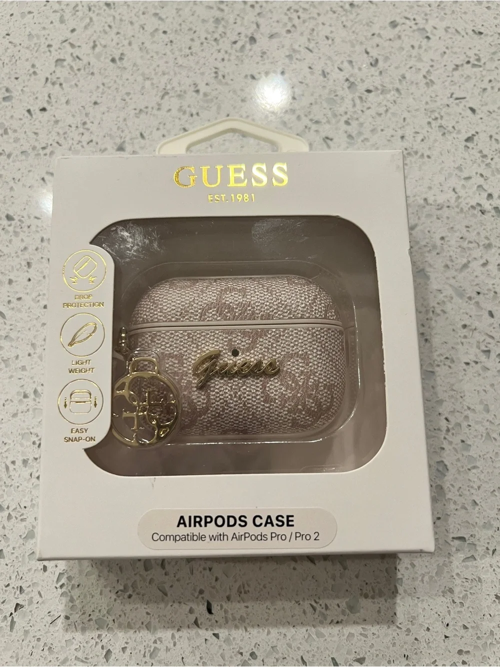 GUESS  Metallic Logo AirPods Pro Case